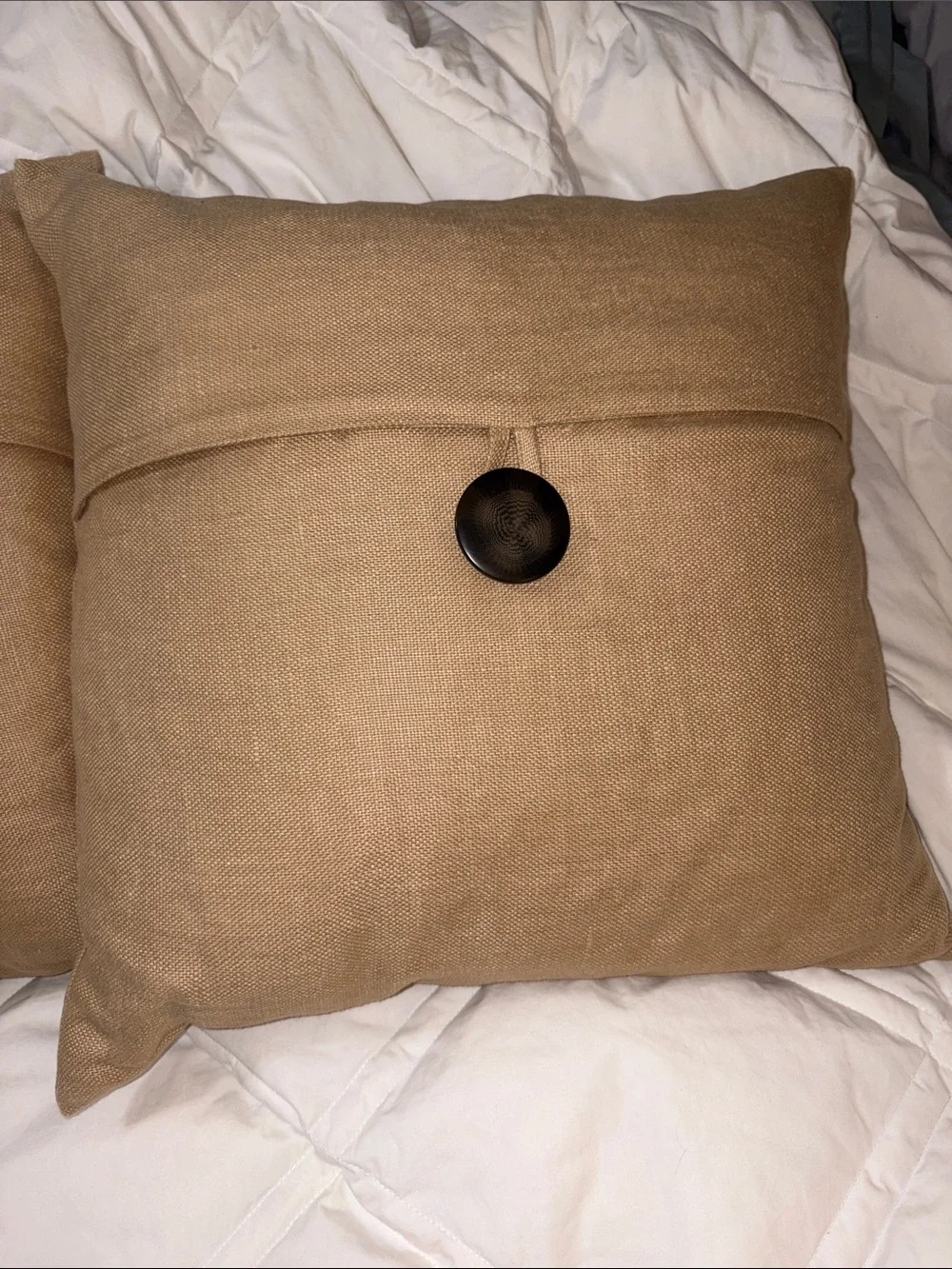 Set of 3 Like new Pottery Barn Linen Throw Pillow + Down Insert